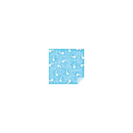 Papel Decorado Scrapbook - Around The Block - Frosty - 30x30 cm