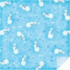 Papel Decorado Scrapbook - Around The Block - Frosty - 30x30 cm