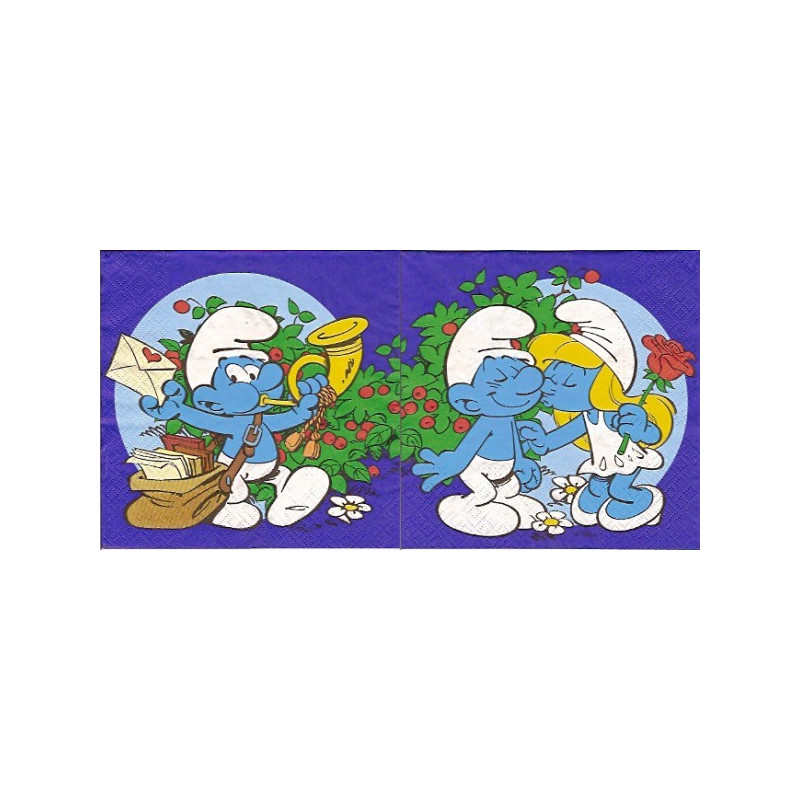 Guardanapo Smurfs