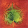 Guardanapo para Depoupage - Palm Leaf - coral