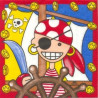 Guardanapo Pirata Sorridente