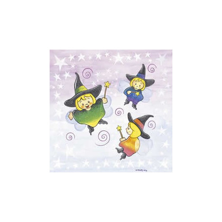 Guardanapo Decoupage - Bruxinhas