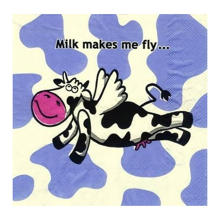 Guardanapo Decoupage - Milk Fly