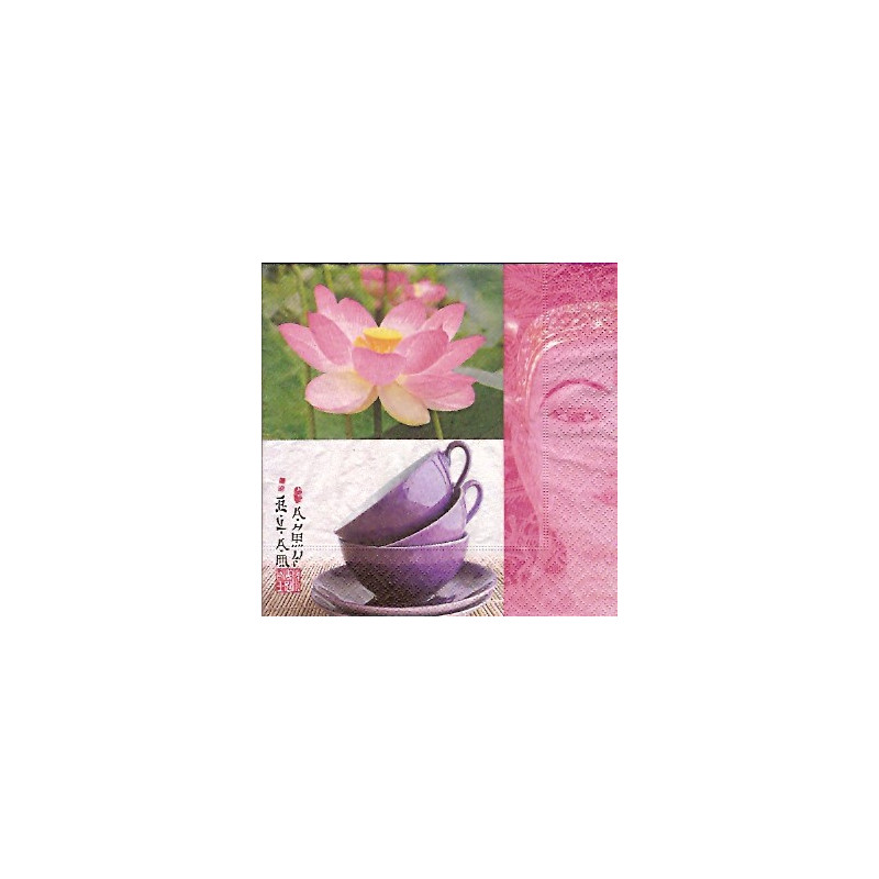 Guardanapo para Decoupage - Lotus Tea