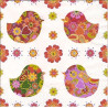 Guardanapo 4 Passaros com Flores