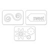 Cortantes Sizzlits Die Set (3 peças) - Sweet Things