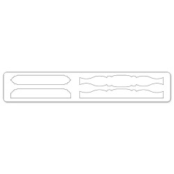 Cortantes Sizzlits Decorative Strip Die - Card Edges 2
