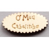 Placa "O Meu Cabelinho"
