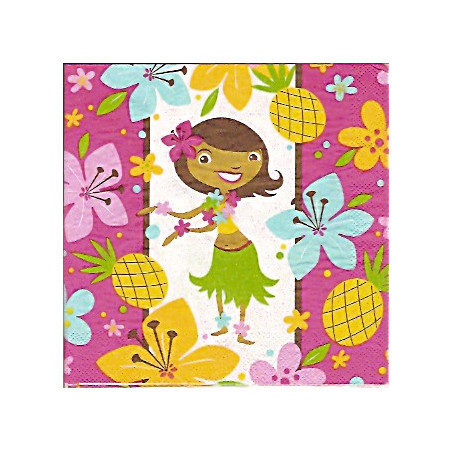 Guardanapo Hula Girl