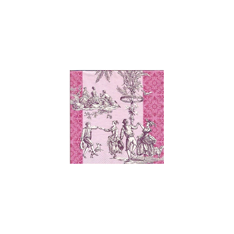 Guardanapo Menuet rose