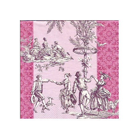 Guardanapo Menuet rose