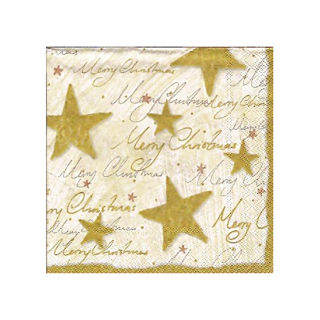 Guardanapo Decoupage - Star Twinkle White