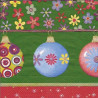 Guardanapo Bright Ornaments - green