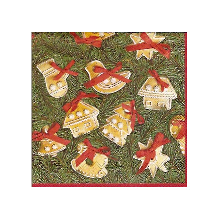 Guardanapo Gingerbread Ornaments