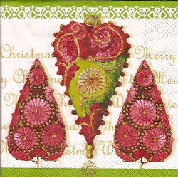 Guardanapo Oriental X-mas Hearts