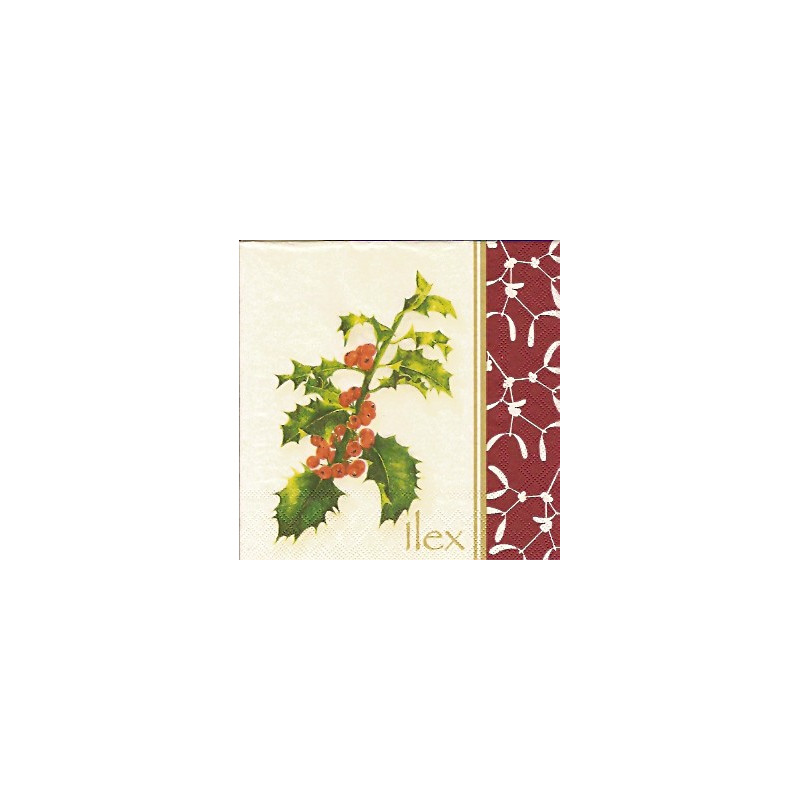 Guardanapo Classic Ilex red