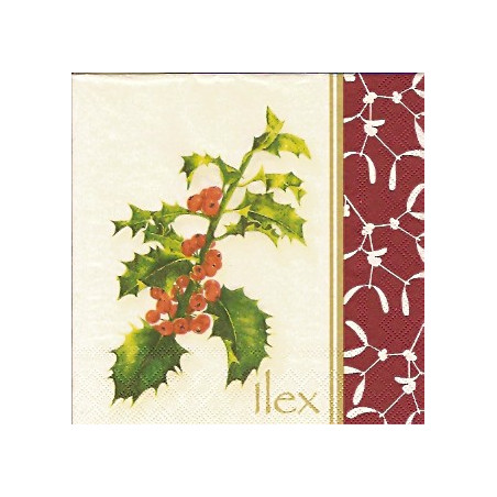 Guardanapo Classic Ilex red