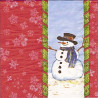 Guardanapo Snowman Stripe