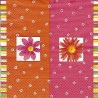 Guardanapo para Decoupage - Pink and Orange Flowers