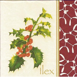 Guardanapo Classic Ilex red