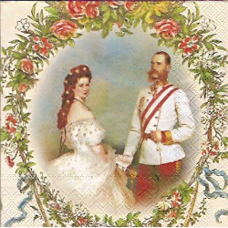 Guardanapo Sissi und Franz cream