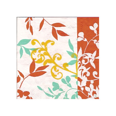 Guardanapo Flower Magic orange