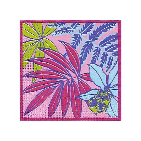 Guardanapo Tropical Splendor blue