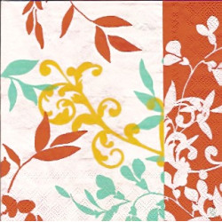 Guardanapo Flower Magic orange