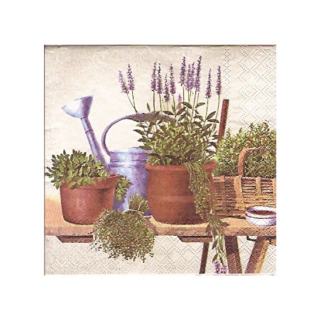 Guardanapo Potting Herbs