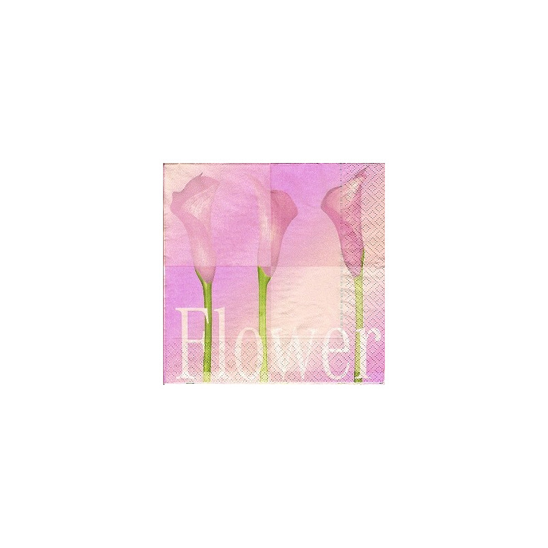 Guardanapo para Decoupage - Three Pink Callas