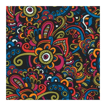 Guardanapo Ethnic Floral