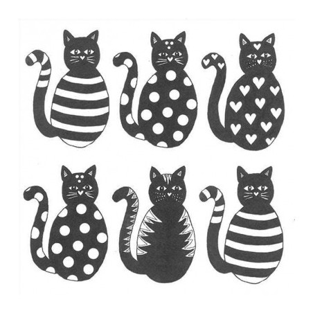 Guardanapo Six Cats