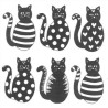 Guardanapo Six Cats
