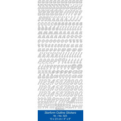 Autocolantes Alfabeto Minusculas - light blue