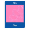 Cor do autocolante - pink