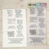 Carimbos Transparentes - Dylusions - Clearly Quotes