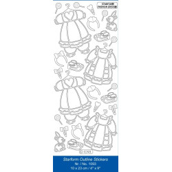 Autocolantes Roupa de Bebe 2 - silver