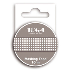 Washi Tape - Toga - Vichy Cinzento