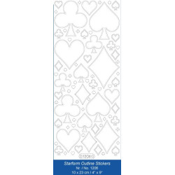 Autocolantes Naipes - gold