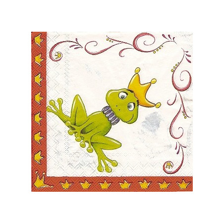 Guardanapo Decorativo para Decoupage - King Frog
