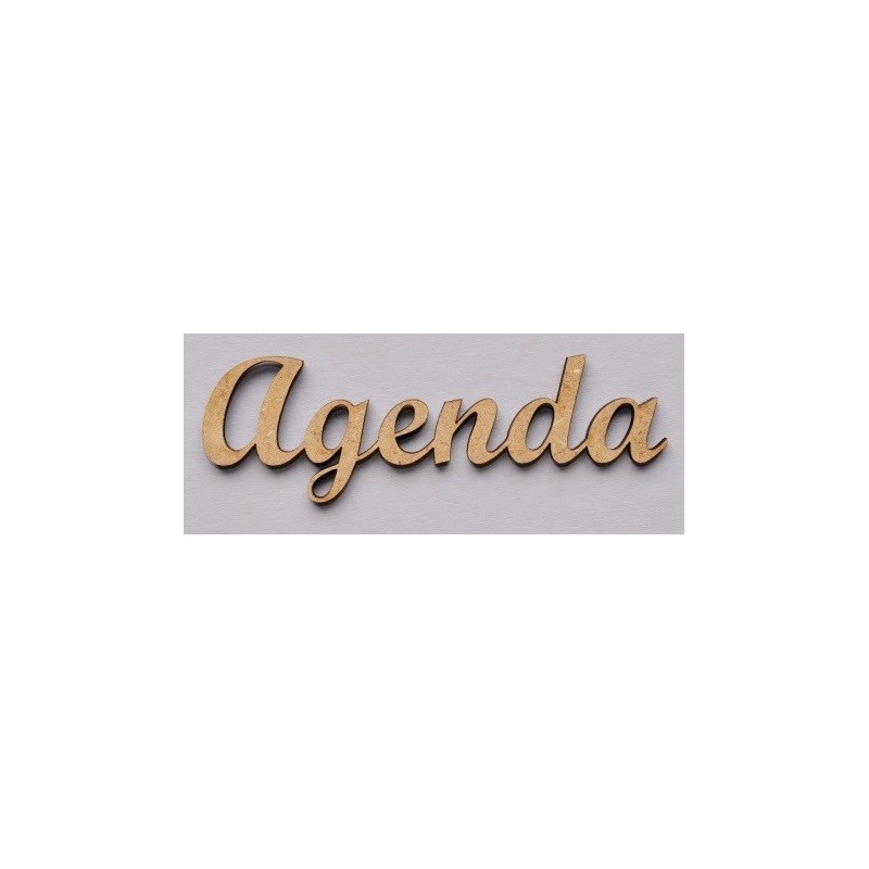 Palavra "Agenda"