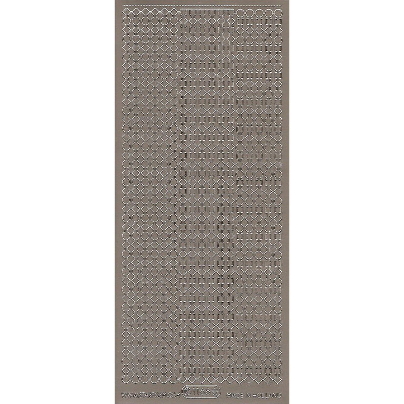 Autocolantes Bordas 2 - silver