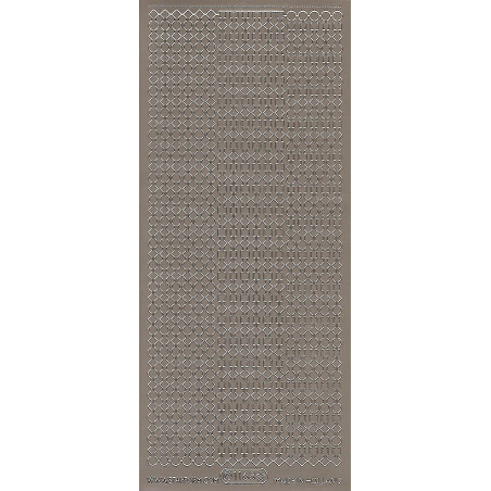 Autocolantes Bordas 2 - silver