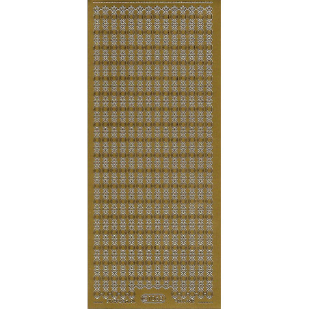 Autocolantes Bordas 3 - gold