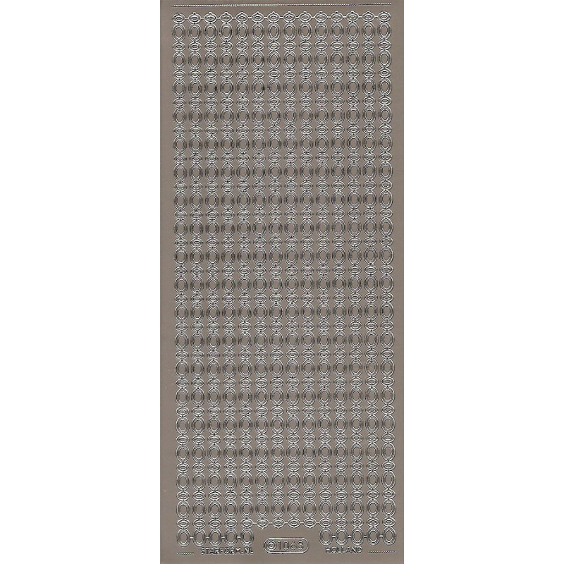 Autocolantes Bordas 3 - silver