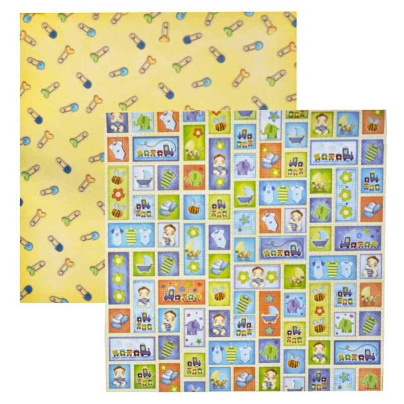Papel TEC - Bebe Menino Mini Cenas