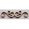 Aplicação 9,5x2,2x0,3 cm MDF