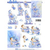 Papel 3D Baby - Blue