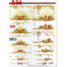 Papel Decoupage 3D Centro de Mesa de Natal