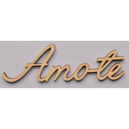 Palavra "Amo-te"